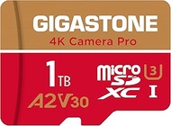 [5-Yrs Free Data Recovery] Gigastone 1TB Micro SD Card, 4K Camera Pro MAX, R/W up to 150/140 MB/s, 4