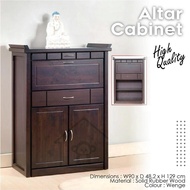 SOLID WOOD PRAYER CABINET /  神台 / ALTAR TABLE / BUDDHA CABINET / PRAYER TABLE / ALTAR CABINET / PLAY