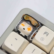 Art key artisan keycap pilot keycap Translucent keycaps Hand made Resin keycap mechanical keyboard k