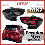 Perodua Myvi (2018-2024) MK7 Tail Lamp Taillamp Tail Light MG3 G3 DRL LED Daylight Running Signal Br