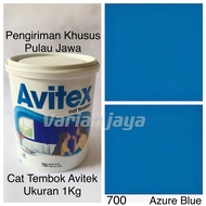 Cat Tembok Avitex 1kg Azure Blue Biru Avitek