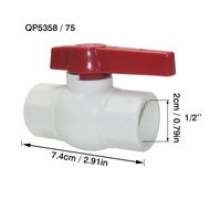DN25 DN20 DN15 PVC Thread/Socket Ball Valve Agriculture Garden Irrigation Water Pipe Fitting Valve S