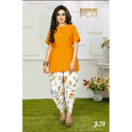 Kurtis With Pants(Dhoti)