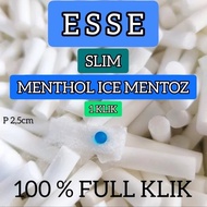 Busa filter Esse slim klik menthol ice Mentoz 50g Busa Menthol Busa Filter Menthol Ice