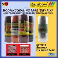 RAINBOW TAPE Dry Fix Roof Ridge Leak Proof Bitumen Poly Tape Flash Band Getah Bumbung Rabung Atap An