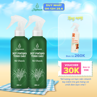 Combo 2 bình xịt phòng tinh dầu Sả Chanh 280ml/chai JULYHOUSE khử mùi hương dễ chịu