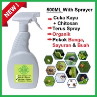 Racun Serangga Tanaman Cuka Kayu + Chitosan | Spray Racun Serangga Organik Tanaman