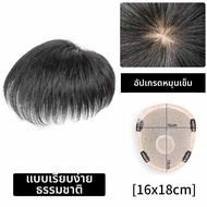 KEQIAO | ทอปีผมธรรมชาติสำหรับผู้ชาย มองไม่เห็น