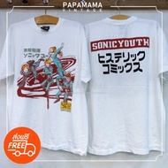 [SONIC YOUTH] HYSTERIC COMICS Tour shirt vintage SONIC YOUTH T-shirt papamama