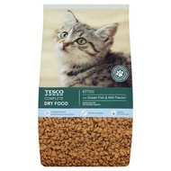 TESCO KITTEN COMPLETE DRY FOOD WITH OCEAN FISH &amp; MILK FLAVOUR 1.1KG