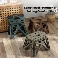 Foldable Step Stool Tall Holds Up to 120kg Plastic Foldable Stool for Bathroom, Garden, outdoor ,Fis