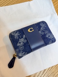 Coach 牛仔布銀包