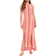L0ND0N TIMES maxi dress with big size pattern