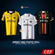 Infinix Latest Premium 2026 Onic Fnatic Jersey Infinix T-Shirt, Free To Put Name And Back Number【Fre