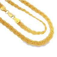 Top Cash Jewellery 916 Gold Braided Chain