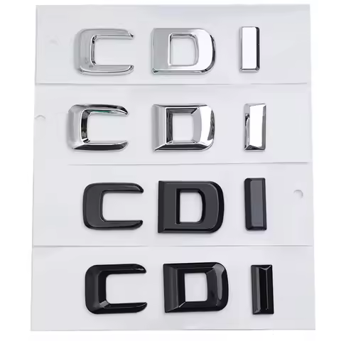 3D ABS Black Chrome Letters For Car Trunk Mercedes Benz A B C E GLK CLS ML 320 220 250 280 CDI Logo 