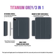 [VOUCHER Follow ] Bao Da Calstone New series Magnetic 3in1 IPad mini 6/Mini 7 ~ Air4/5 Air6 Air7 ~ 2