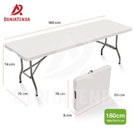 DT Meja Lipat Koper Jumbo Meja Makan Portable Outdoor Indoor Serbaguna Kokoh dan Praktis