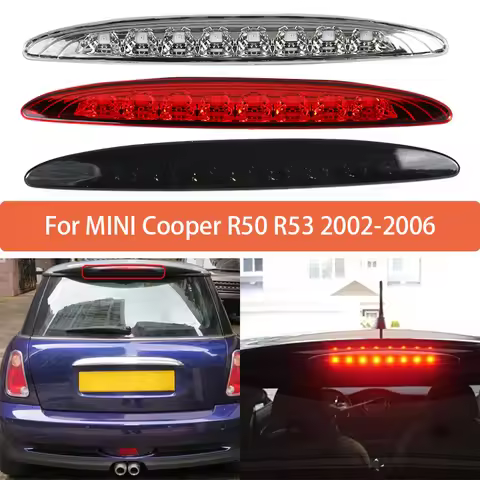 For MINI Cooper R50 R53 2002 2003 2004 2005 2006 High Mounted Brake Light Assembly Rear Roof 3rd Bra