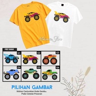 Children's Truck Clothes/ Monster Truck Children's T-shirts/ Boys' Clothes Monster Truck Boys' Cloth