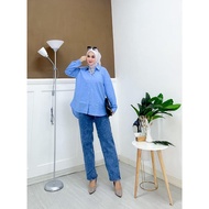 KEMEJA Olivia Shirt - Women's Oversized Linen Shirt - Linen Shirt - Oversized Linen Shirt