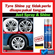 Pengilat Tayar Silicone Tire Polish Spray   Tire Wax Tayar Tyre Shine