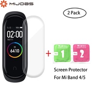 MIJOBS ป้องกันหน้าจอสำหรับ Mi Band 7 / Mi Band 4 / Mi Band 5 / Mi Band 6 / Mi Smart Band 6 Ultra Cle