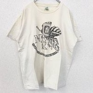 古著 MDY Mack Daddy 新世紀福音戰士復古短袖動漫印花 T 卹，白色，圓領，XL 碼