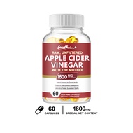ACV Apple Cider Vinegar Capsules - Natural Support for Detoxification Cleansing Digestion & Gut Heal