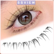 STILLSAVIEW Under Eye Lashes, Soft  Band Lower Eyelashes, Handmade Natural Manga Bottom Korean Makeu