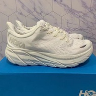 👟HOKA ONE ONE Clifton8 戶外跑步鞋 白色 男女同款