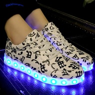 Unique Glowing LED Shoes with 8 Changing Color Modes - Korean Spring and Summer Men's and Women's Fa