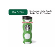 ⭐️Starbucks x Kate Spade Polka Dot Stainless Steel Tumbler 16oz⭐️
