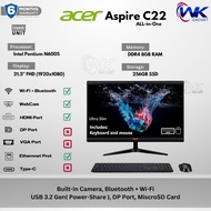 Acre Aspire C22  (All-in-1) | Intel Pentium | 8GB RAM - 256GB SSD | 21.5" FHD Display
