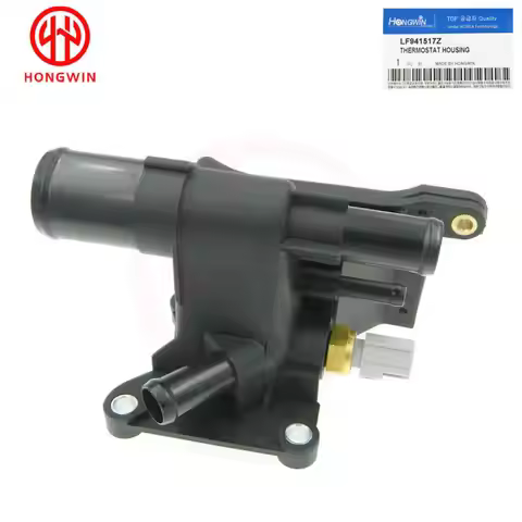 New Water Outlet Engine Coolant Thermostat Housing + Sensor For Mazda 3 6 5 CX-7 2006-2013 2.0L 2.3L