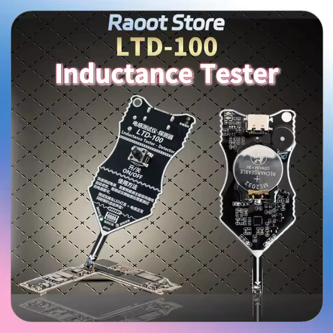 LTD100 Inductance Tester Detector Smart Digital Sensor with LED Indicator Rechargeable Waterproof An