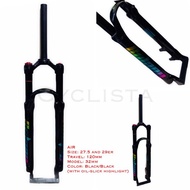 【hot sale】 BOLANY Air Suspension Fork (black)