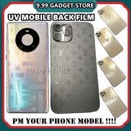 3D透明压纹背膜 Sony Xperia XZ3 XZ2 XZ2 Compact XZ2 Premium XZ1 XZ1 Compact 3D UV Back Film