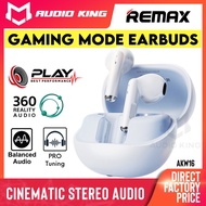 REMAX True Wireless Gaming Earphone Super Bass HD Original 100% Bluetooth Stereo Power Earbuds AKW16