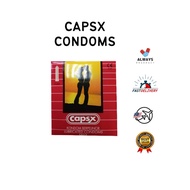 CAPSX LUBRICATED CONDOMS (3'S)