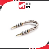 ddHiFi BC44Net, Upgrade Balanced Cable: 4.4mm Dual-Layer Shielded OCC Copper Cable with Titanium Hou