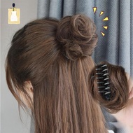 Human Hair Messy Bun Claw Clip Bun Synthetic Messy Bun Hair Piece Wavy Curly Bun Hair Extension Mess