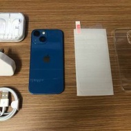 Blue - Full set 99%new iPhone 13 mini 256gb battery 100% one month warranty