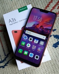 Handphone hp oppo a3s 4/64gb second
