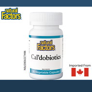 Natural Factors Caldobiotics Synbiotic Probiotic + Prebiotic Vegetable Capsules with Resistant Potat