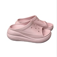 Crocs Classic Crush Slide (Buy1get free 4Jibbitzs=100฿) มี4สี รองเท้าแตะสวมผู้หญิง รองเท้าหัวโตผู้หญ