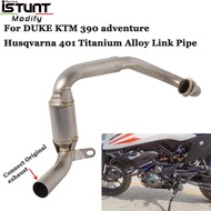 For DUKE 250 KTM 390 adventure Husqvarna 401 2020 2021 2022 Motorcycle Exhaust Escape High Position Titanium Alloy Link