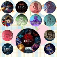 E-Epic The Musical Badge Pins For Friend, Backpack, Clothing, Collectible Accessories, Jewelry Gift
