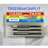 Right Handtap SKC ORI Japan M2x0.4 M2x0.45 M2.6x0.45 M3x0.5 M3x0.6 M3.5x0.6 M4x0.5 M4x0.7 M4.5x0.75t