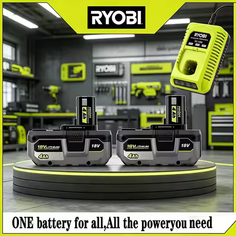Limited Offer! RYOBI 18V 8.0Ah Li-ion β 2x Runtime of Standard Battery. Perfect for Drill, Saw, DIY